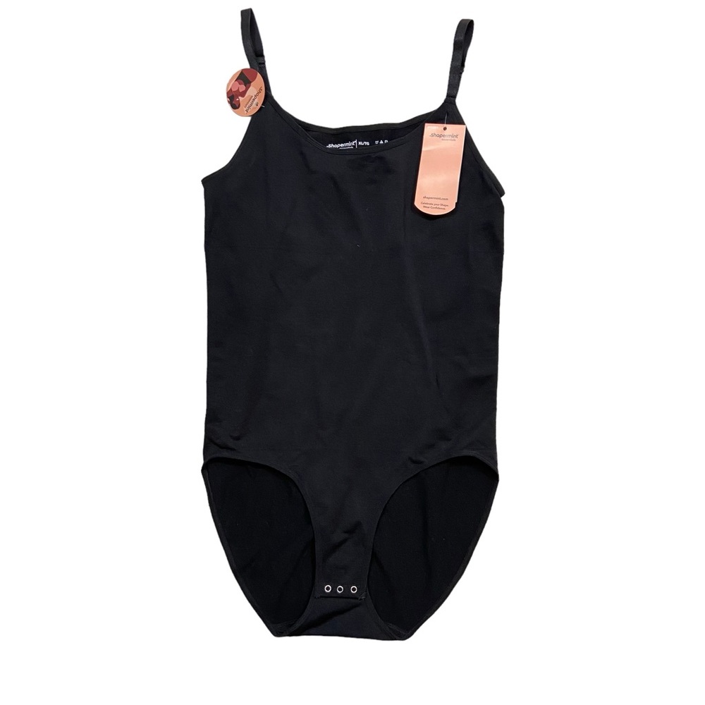 Brand new with Tags Shapermint All Day Everyday Scoop Neck Bodysuit Black XL